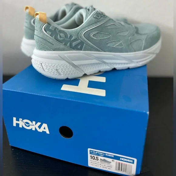 NIB HOKA Unisex-Adult Clifton L Suede Sneaker HOKA® Clifton L Suede for | HOKA® main image 2